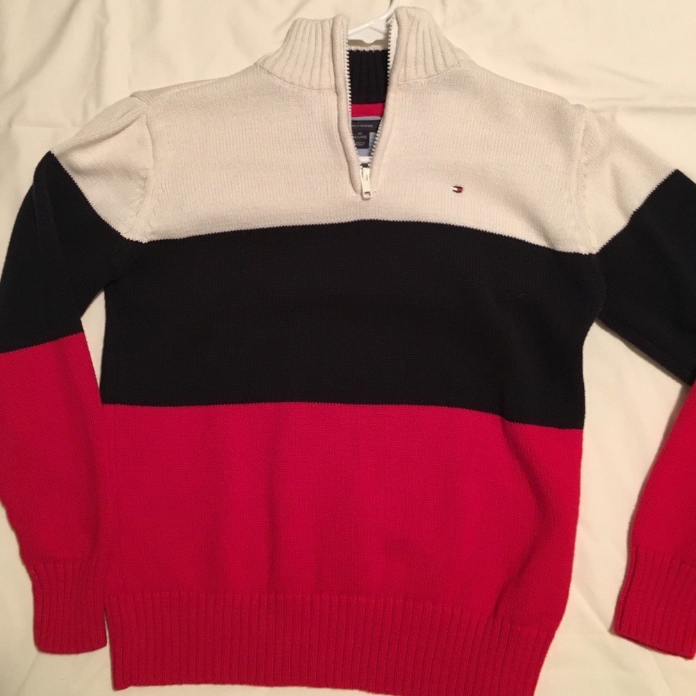 Boys YM Quarter Zip Sweater